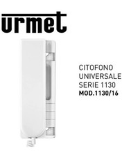 CITOFONO BIANCO UNIVERSALE